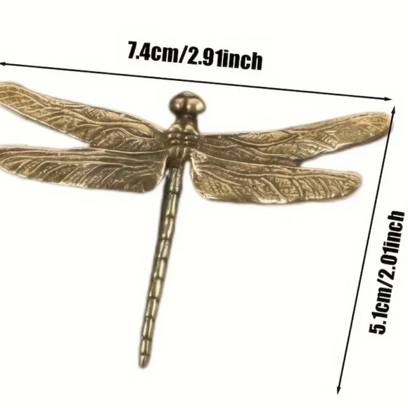 Brass dragonfly - Picture 8 of 8